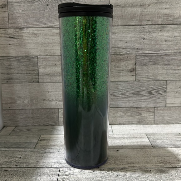 Starbucks glittery sparkling Emerald green coffee tea tumbler new - Picture 2 of 6